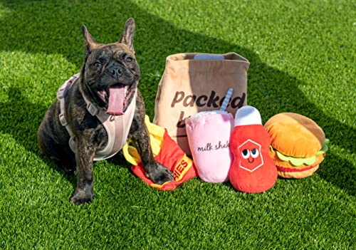 Toygenics- 5-In-1 Plush Dog Toy Pack W/Dog Treat Pouch, Dog Enrichment Toys W/Crinkle & Squeakers Made To Be Interactive For Boredom & Stimulating/Small-Medium Dogs #TOP7