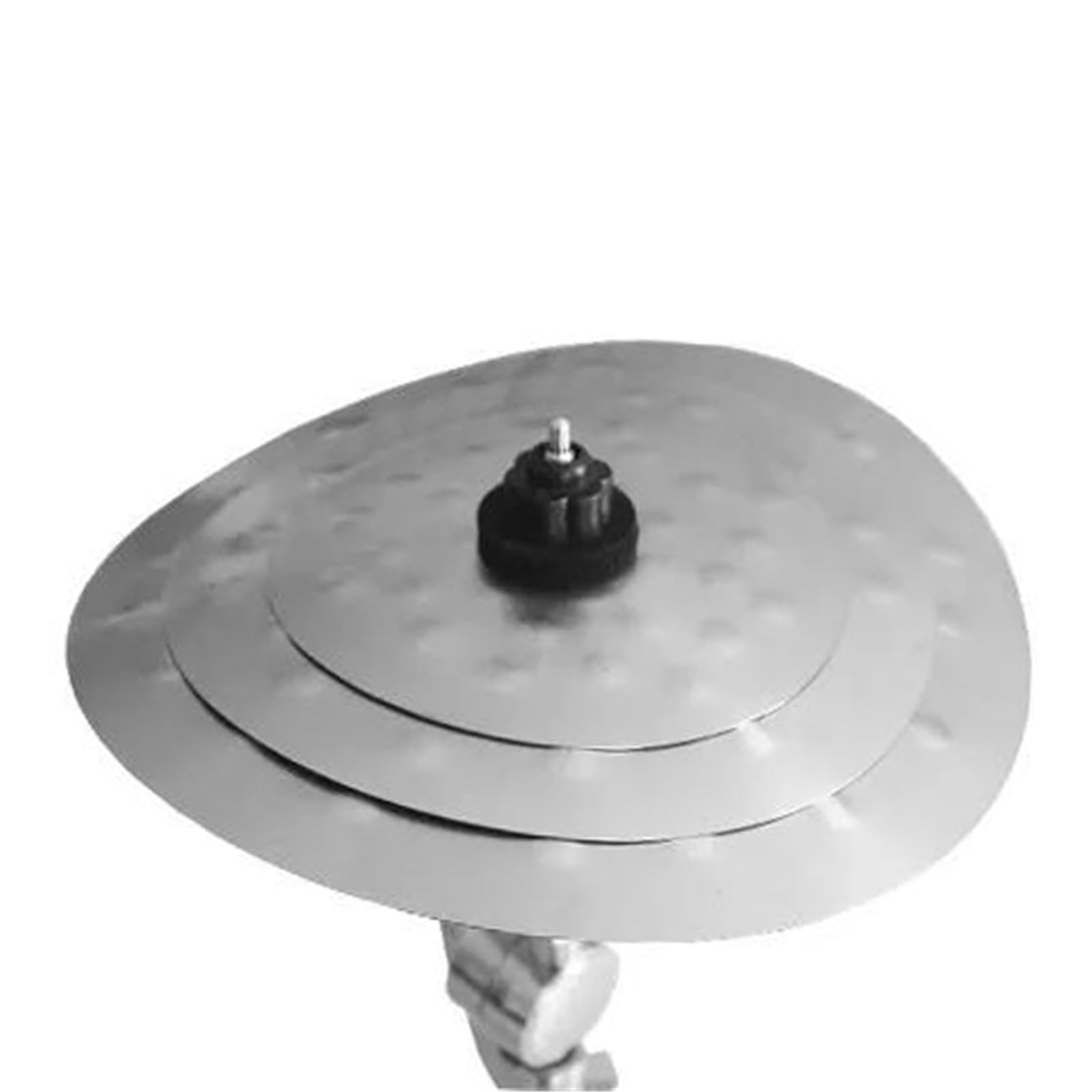 Piatti Per Batteria Acustica Accessori Per Batteria Professionale Piatto Clap Stack In Lega Color Argento (11"+13"+15")