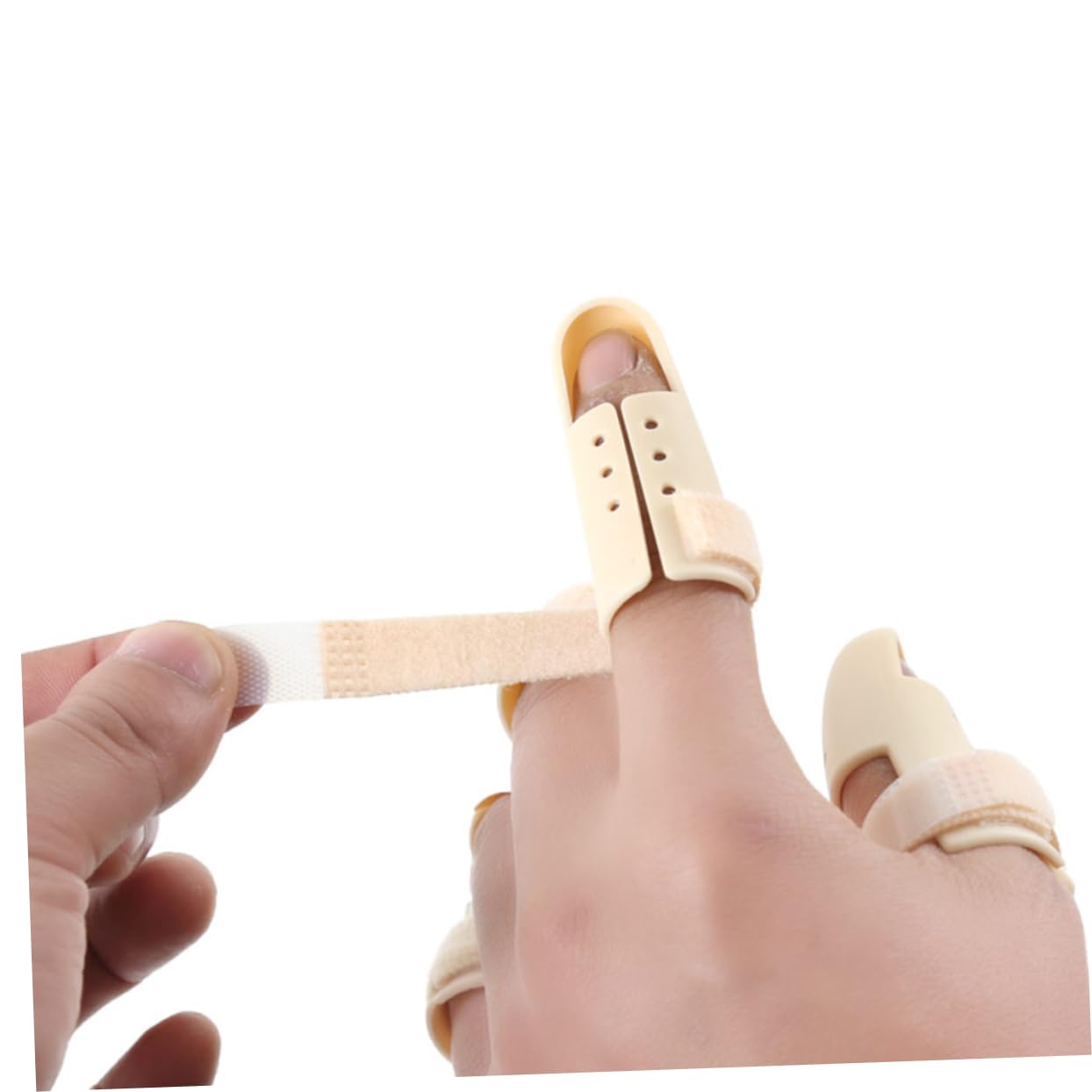 VALICLUD 1PC Breathable Finger Splint Protector for Fractures and Joint Finger for Injury Prevention and Relief