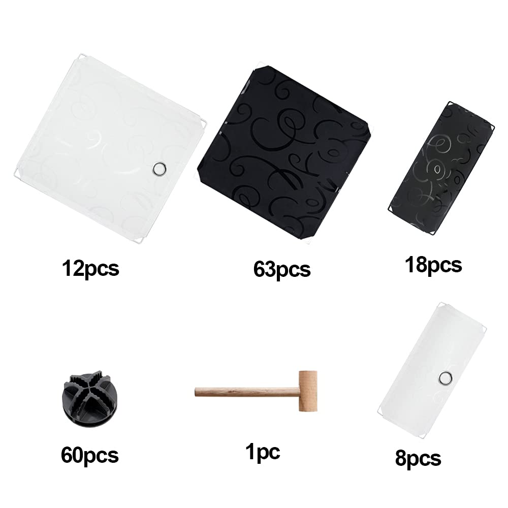 Eulenke Armario de Cubos de plástico: Sistema de 16 Cubos de plástico Resistente, 2 Barras para Ropa, 8 Puertas y vestidor. Capacidad de 10 kg por Cubo. Montaje fácil, Accesorios incluidos.