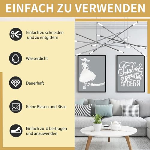 Prime Vinyl Vinylfolie Plotter Gelb - 30,5cm x 335,5cm Matt Gelb Permanentes Plotterfolie Vinyl Rollen für Tasse, Fenster, Wohnkultur