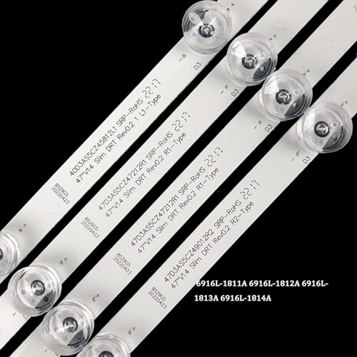 KANGH 3V LED Strip Bar för LG 47 tum TV - 10 st/set