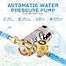 Samger Water Pressure Booster Pump, 110V 90W 243GPH 15PSI Home Water Pump with Automatic Water Flow Switch, Boosting Pumps for Household Shower Kitchen Bathroom Irrigation