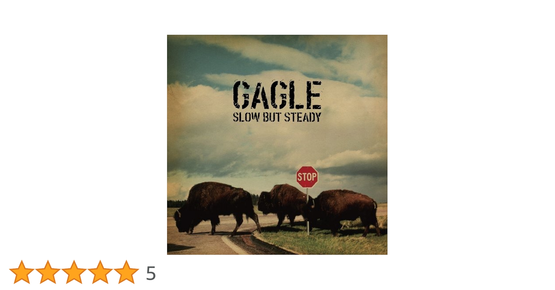 GAGLE SLOW BUT STEADY レコード Gagle - Slow But Steady