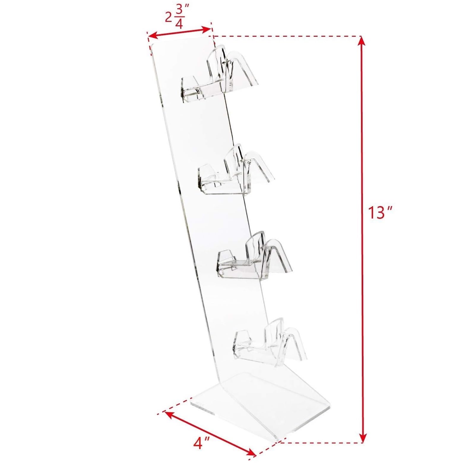Sonnenbrillen Aufbewahrung Acryl Sonnenbrillen Organizer Ständer Brillen Organizer Brillenhalter Brillenaufbewahrung(2.75x4x13inch)