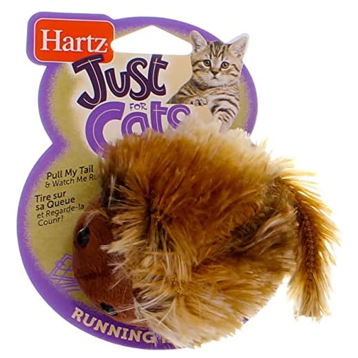 Hartz 10423 Hartz Running Rodent Cat Toy Assorted Styles