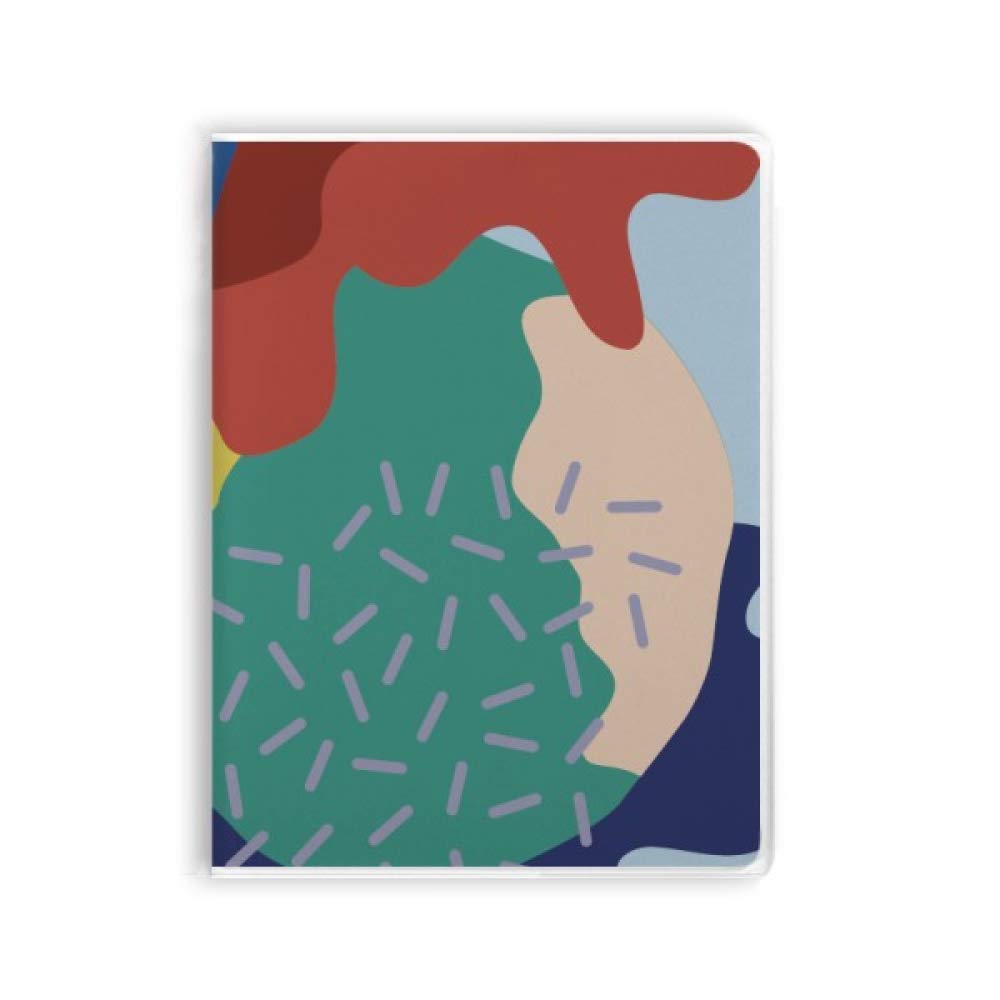 Carnet de notes coloré et grand cahier de brouillon à motif végétal