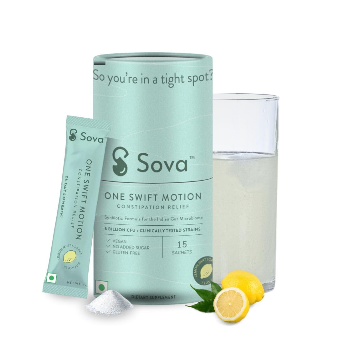 Buy Sova Probiotics Supplements with Psyllium Husk for Stool Softener
