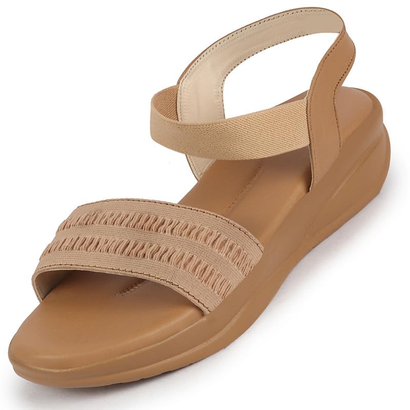 FAUSTO FST KI-204 CAMEL-38 Womens Camel Open Toe Platform Woven Design Slip On Sandals (5 UK) (B0CPTRX42T) Amazon Price History, Amazon Price Tracker