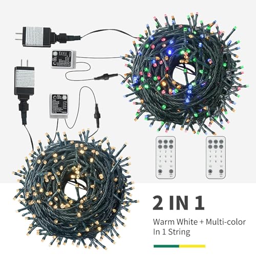 MZD8391 105FT 300LED Color Changing Christmas Light, Christmas Tree Lights - image 3