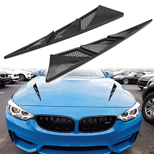 Xotic Tech Sport Racing Auto Side Air Flow Vent Fender Hole Cover Decor Trim Universal