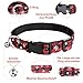 Kesote Hundehalsband Katze Halsband Hund Weihnachtshalsband Groß Hunde Hundeschleife Einstellbar Schleife Rot Weihnachten Geschenk Welpen (L)