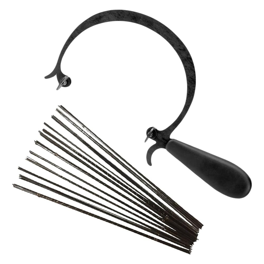 Jnchdghwa Black For Intricate Metal& Wood Cutting Curved Jewelers Saw Frame With 144 Assorted Blades