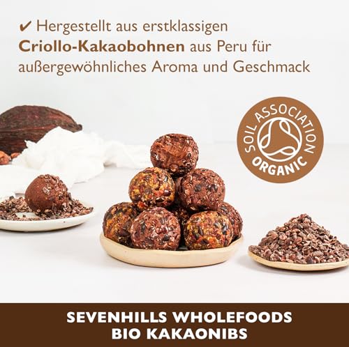 Sevenhills Wholefoods Roh Kakaonibs Bio 500g