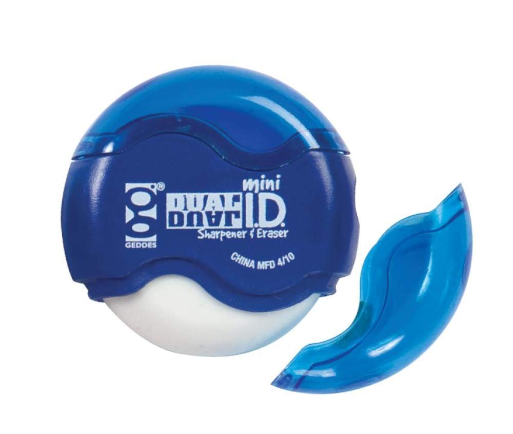 Raymond Geddes Mini Dual ID Pencil Sharpener and Eraser, 24 sztuki (68157)