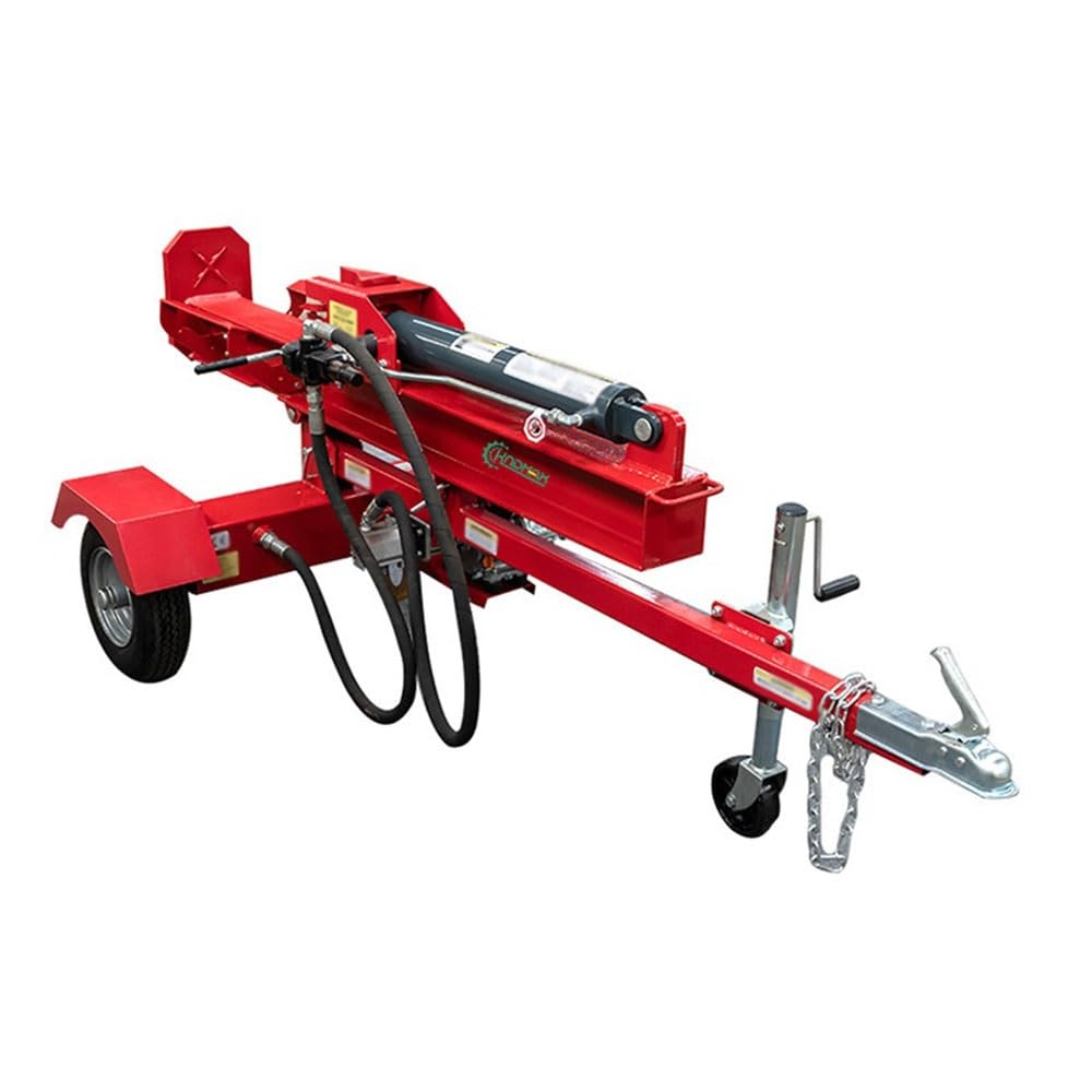 Cortadora de leña vertical y horizontal doble uso. Corta rápidamente madera dura. Equipada con ruedas. Fácil operar Rajadora Hidráulica