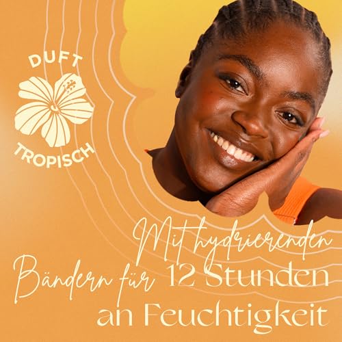 Hawaiian Tropic| Hydrating Protection Sonnenschutz mit LSF 30, UVA- und UVB-Schutz, 180 ml, 12 Stunden Feuchtigkeitsversorgung mit Kakao- und Sheabutter, wasserfest, vegan