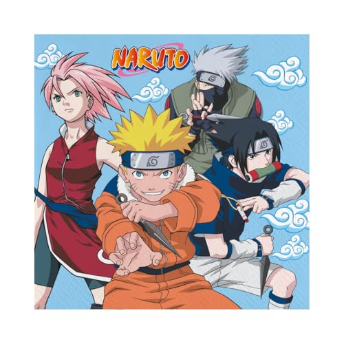 FIESTORA, Servilleta Naruto, Servilletas para Fiesta de