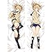Promini Himiko Toga Waifu Housse de coussin Otaku My Hero Academia Housse de coussin avec fermeture éclair dissimulée pour lit ou décoration de la maison 50,8 x 137,2 cm Blanc