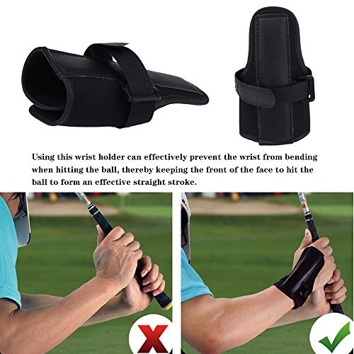 HOW TRUE 3 Pieces Golf Swing Training Aid Golf Swing Trainer Golf Wrist Support - Thumbnail 7