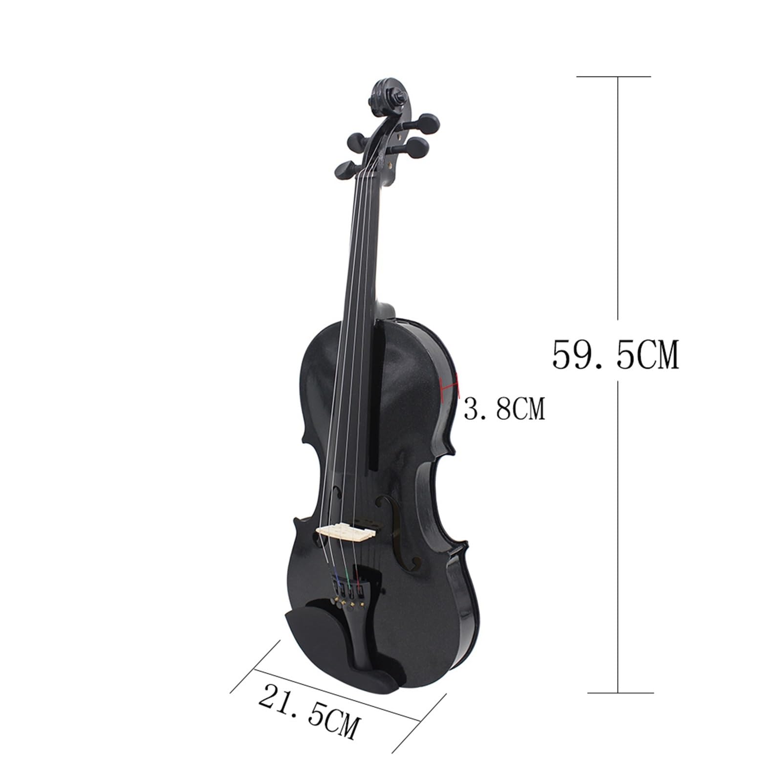 BABYCE Adulti Violino Violino 4/4 Popolarizza Il Pannello in Acero Violino per Principianti Studio della Lezione di Musica con Abito da Violino Nero (Color : Violin)