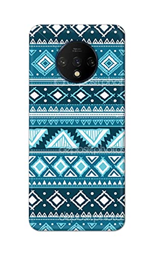 Image of PRINTFIDAA Coloured Tribal Pattern Hard Back Cover for OnePlus 7T Back Cover -(P6) KAT1008
