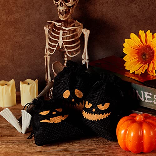 30 Sacchetti di Juta per Halloween Mini Borsa da