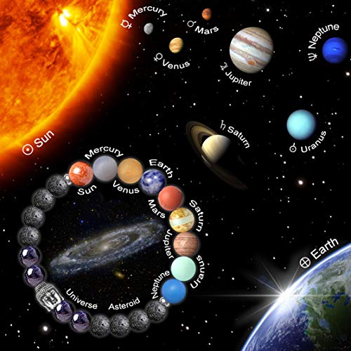 Karseer Buddha 7 Chakra Bracelet, Natural Crystals Stones Beaded Bracelet, Meditation Prayer Protection Jewelry Gift, Unisex2