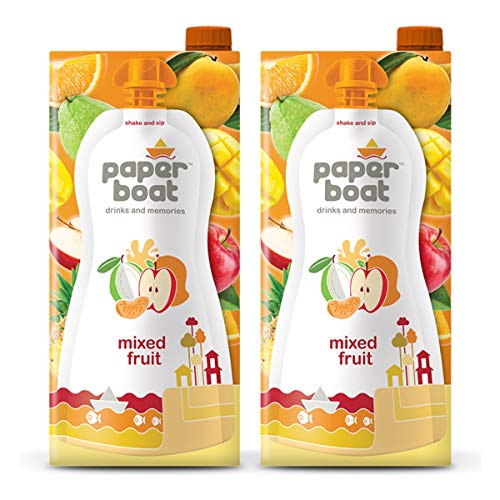Image of Paper Boat Coconut Water, 200ml (Pack of 6) + Paper Boat Mixed Fruit, 2 x 1 L
