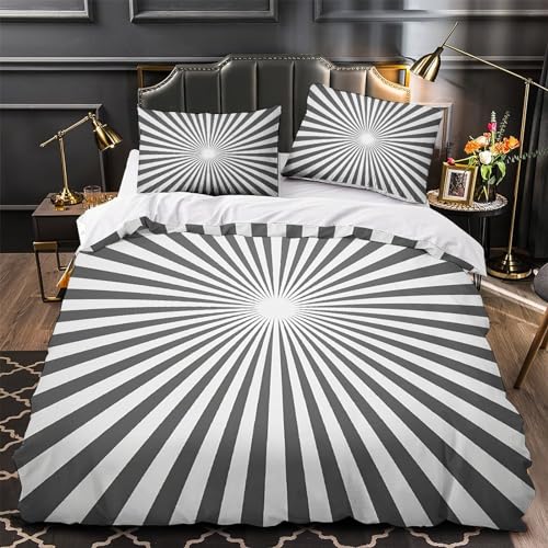 Parure lit housse de couette microfibre 3D imprimée 220x240