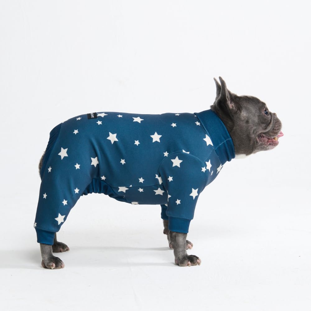 Spark Paws Dog Pajamas - Stretch Onesie Recovery Full Leg Surgery Suit PJS