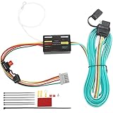 MECMO Trailer Wiring Harness for 2005-2010 Honda Odyssey 4-Way Flat Hitch Wire Trailer Light Hook Up