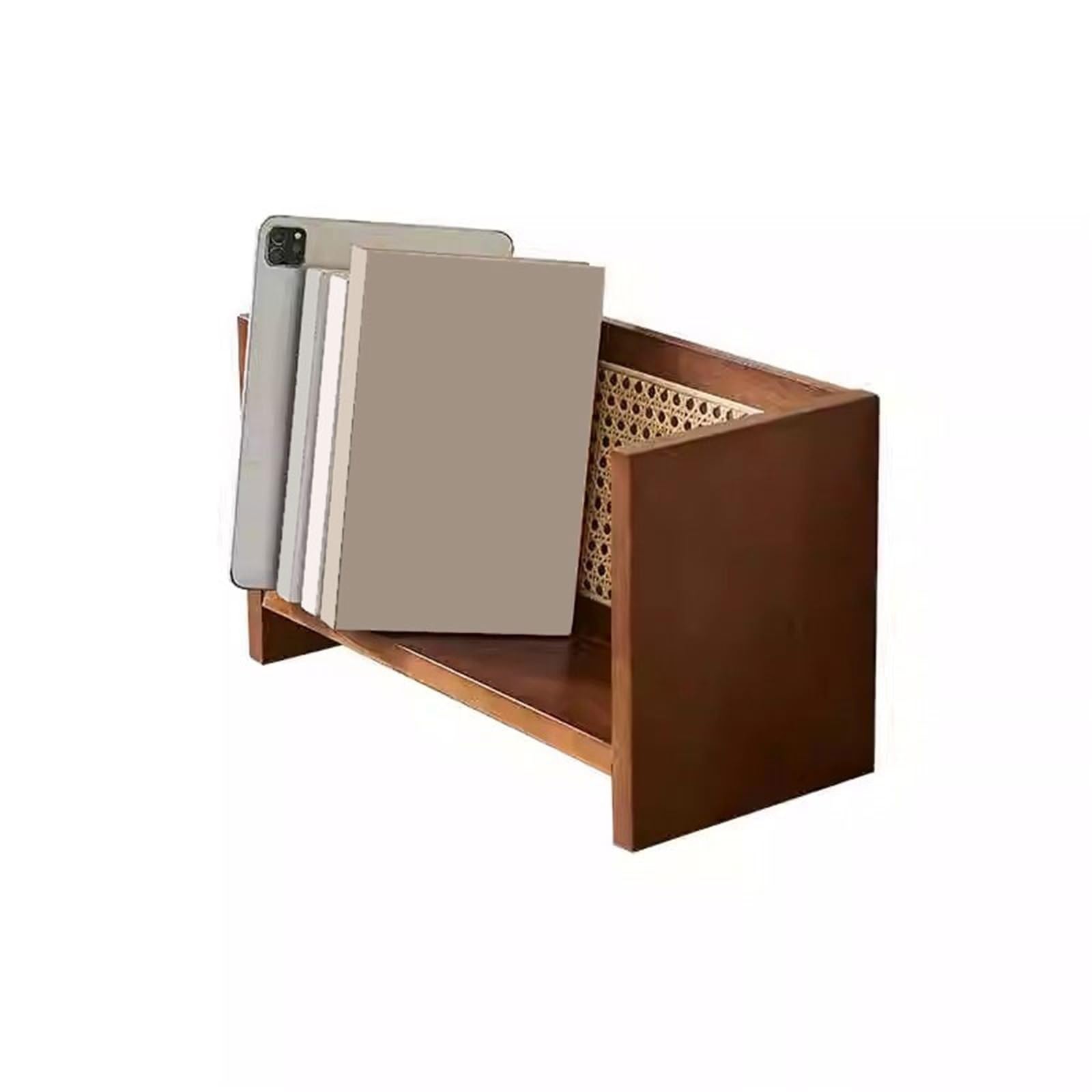 Zhaoj24-05 Bookcase Small Freestanding Wooden Bookshelf Home Tabletop Display Rack