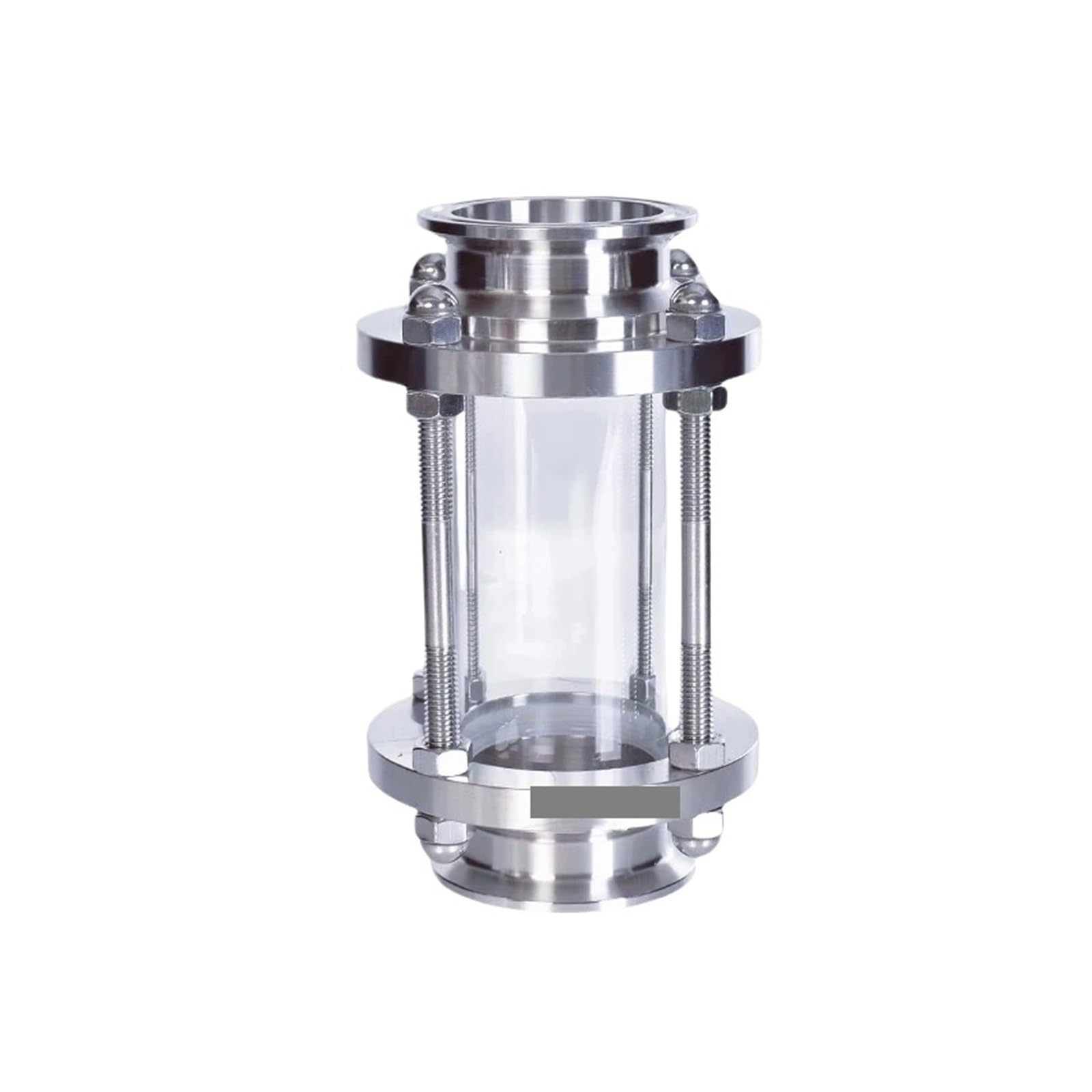 4" Tri Clamp Sanitay Flow Sight Glass Diopter Fit 102 mm Pipe OD 304 Stainless Steel Fitting Diary Product