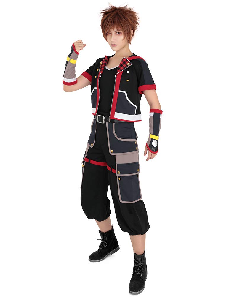 miccostumes Men's Hearts Cosplay Costume Halloween Outfit Jacket Pants Belt