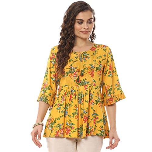 Image of Rangriti Women's Floral Regular Fit Shirt