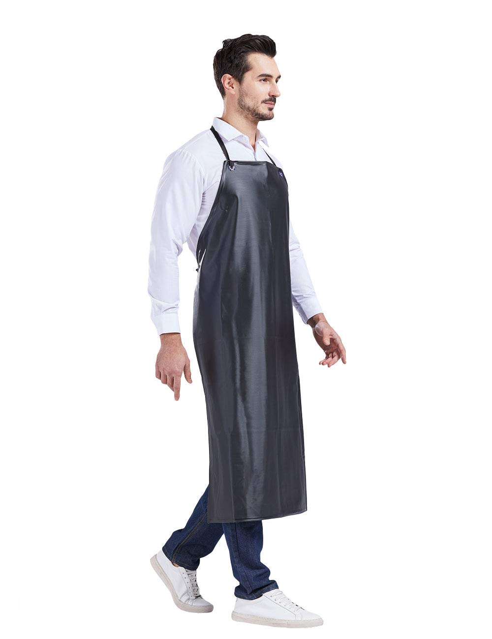 Nanxson Unisex Grembiule impermeabile Grembiule da lavoro resistente all'olio Grembiule da macellaio Grembiule da giardinaggio