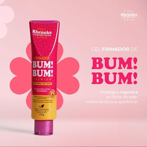 Kit 2 Gel Firmador de Bumbum Anti Celulite Flacidez e Estrias