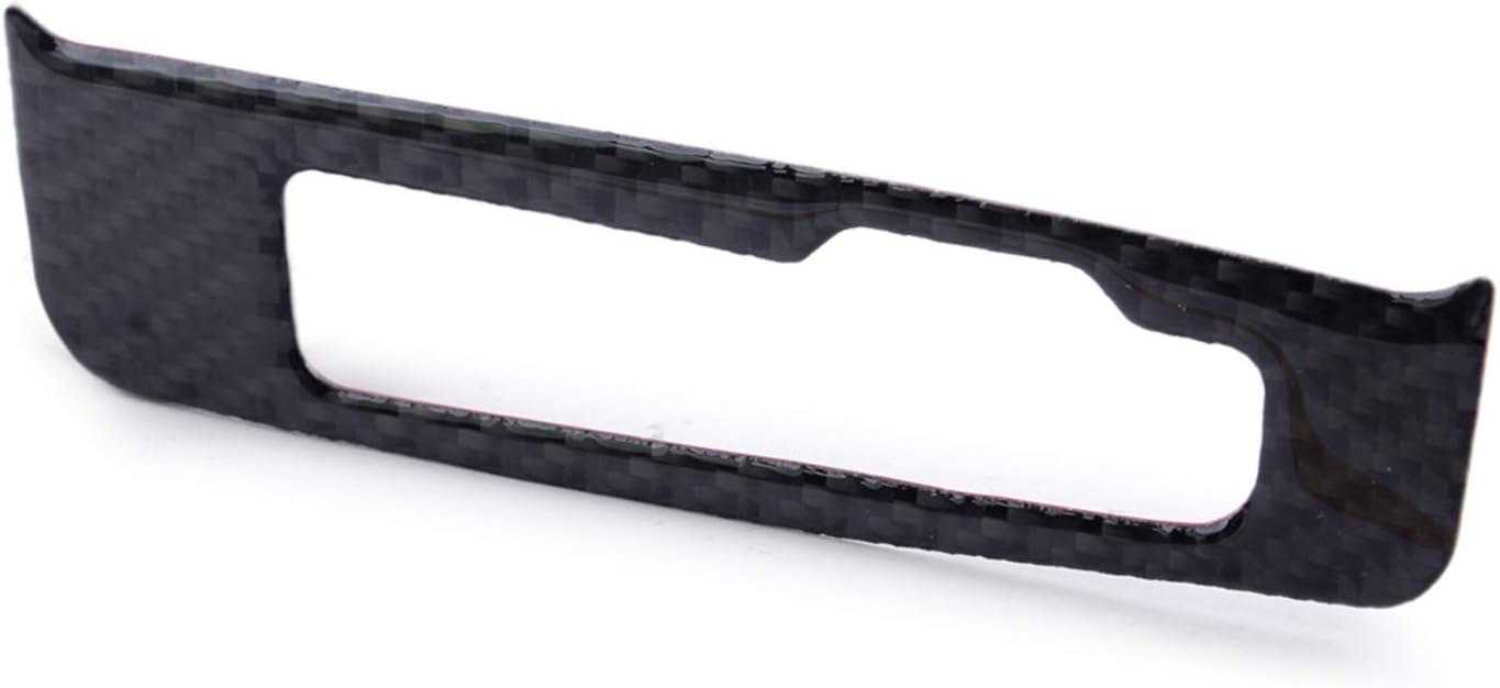 Dingsongyang カーボンファイバーブラック左車のドライブの内側ギアシフトボックスフレームカバートリムフィットaudi 代引き不可 A3 8v 14 18 15 17 16