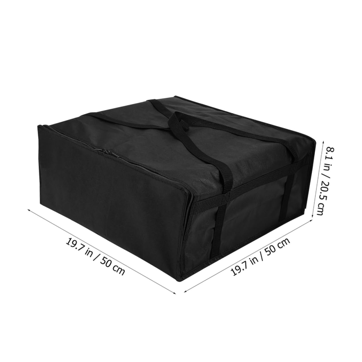 Wakauto 2pcs Insulated Cooler Bag Pizza Warmer Takeout Bag Small Catering Thermal Insulation for Seafood Pizzas Food Warming