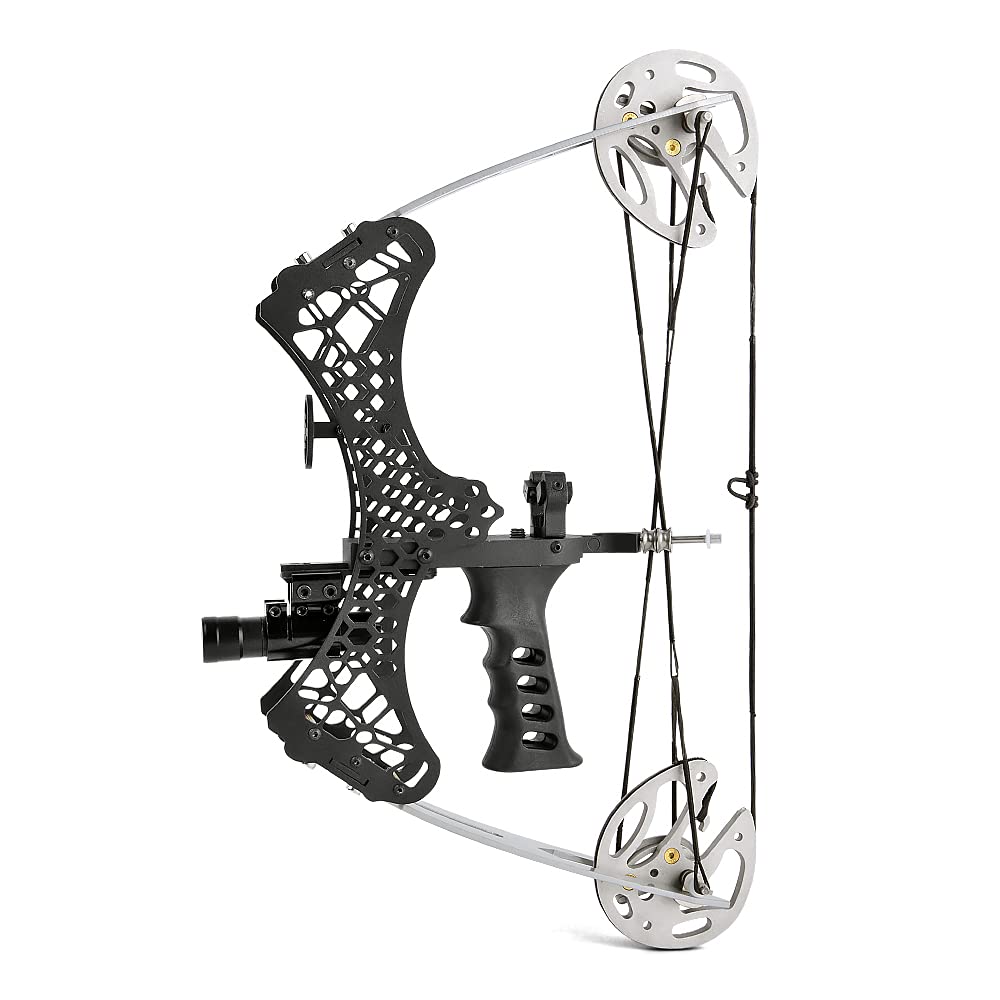 Mini Arc Composé NIKA ARCHERY + 12 Flèches – Set Tir De Chasse Miniature, Acier Inox