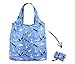 Re-Uz Sac de courses Lifestyle Shopper pliable et réutilisable, motif de chat amusant, couleurs bleu/blanc/noir, avec inscription « Catty Cat »