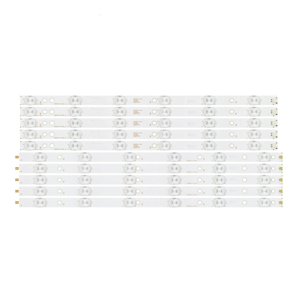 Striscia di retroilluminazione a LED for 12 lampade Compatibile for Philips TV 43" LB43014 V0_00 TPT430U3 EQLSJA.G 43PUS6501 43PUS6101 43PUS6201 43PUS7202 43PUH6101