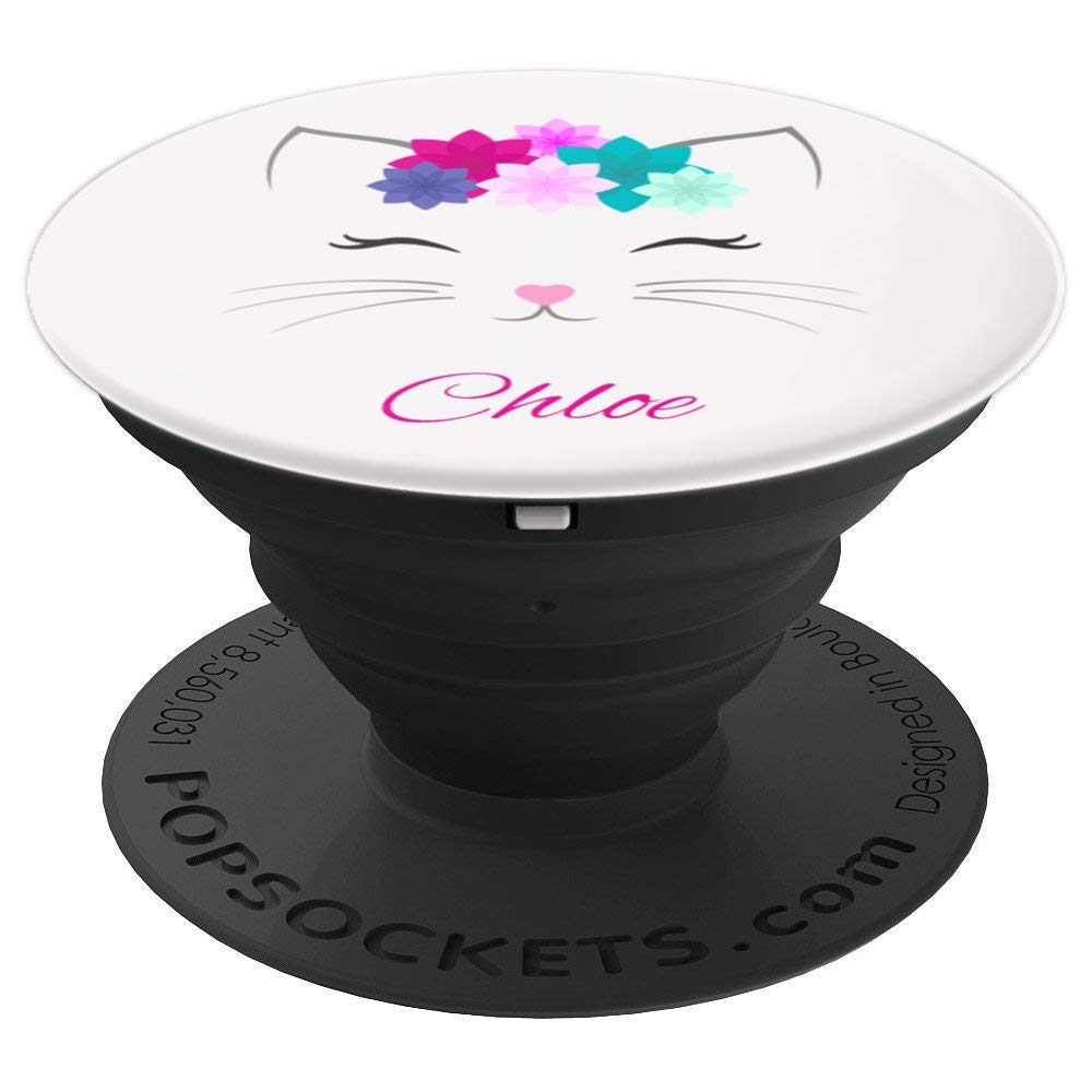 Chloe Phone Grip Kitty Cat Personalized Name Gift