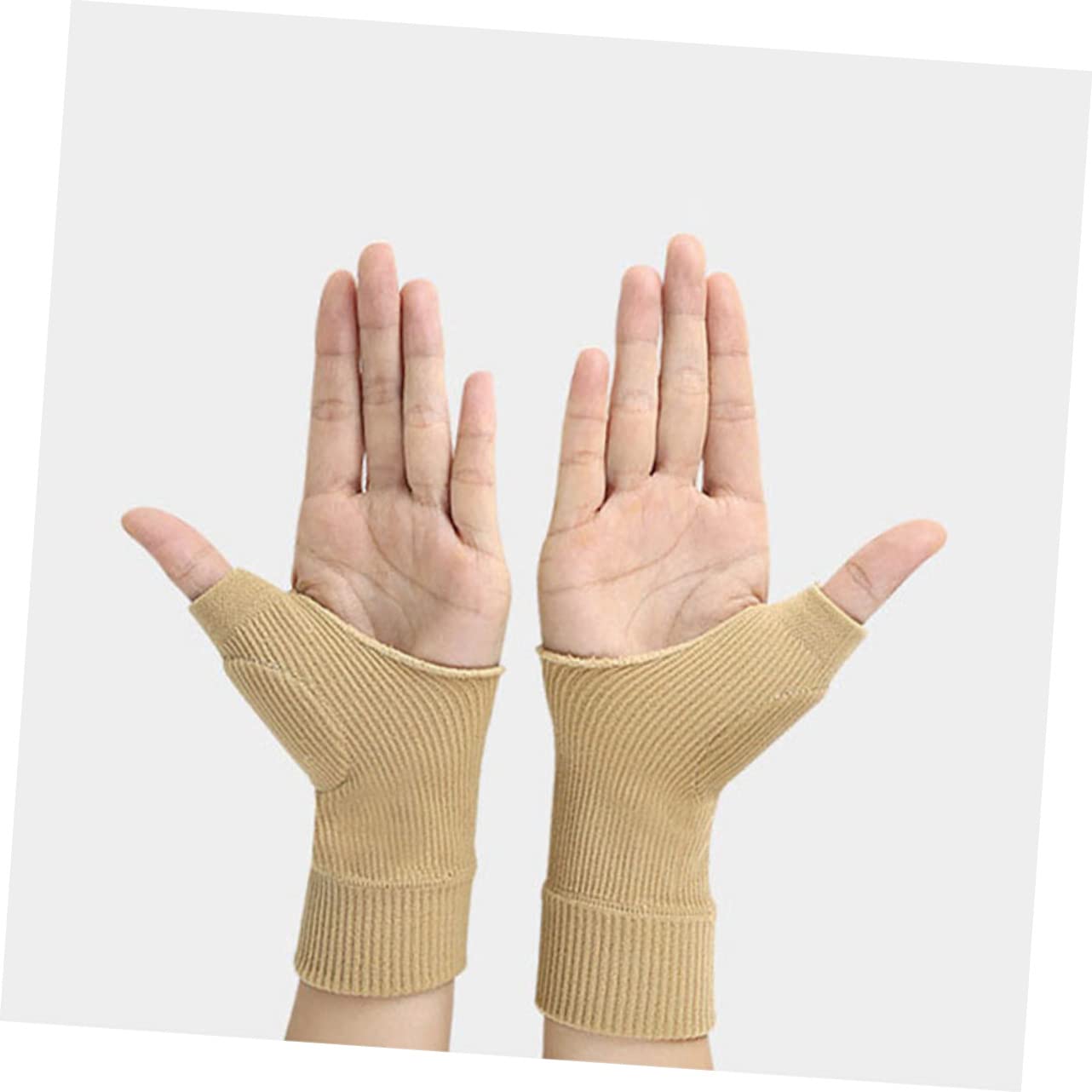 FOMIYES Carpal Tunnel Gloves Wrist Thumb Brace Tendonitis Protection Breathable Sports Gloves 1 Pair