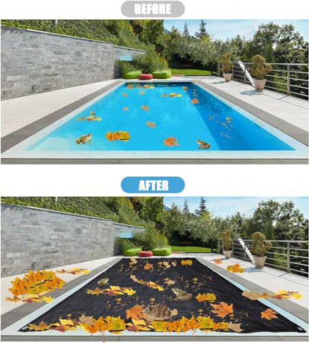 Cubierta de red para piscina rectangular 14x26 pies miniatura 3