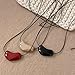 MHADBKH Elegant Love Heart Collar Necklace Sturdy Resin Fashion Jewelry Accessory Portable for Women Stylish Outfits Use