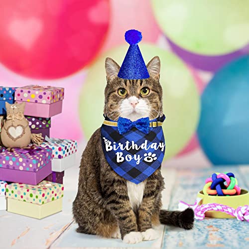 Cat-Birthday-Party-Supplies-Cat-Birthday-Collar-Bandana-Cat-Birthday-Hat-Bow-Tie-Birthday-Number-Cat-Birthday-Banner-Balloons-Meow-Letter-Balloons-for-Cat-Kitten-Birthday-Outfit-Decorations