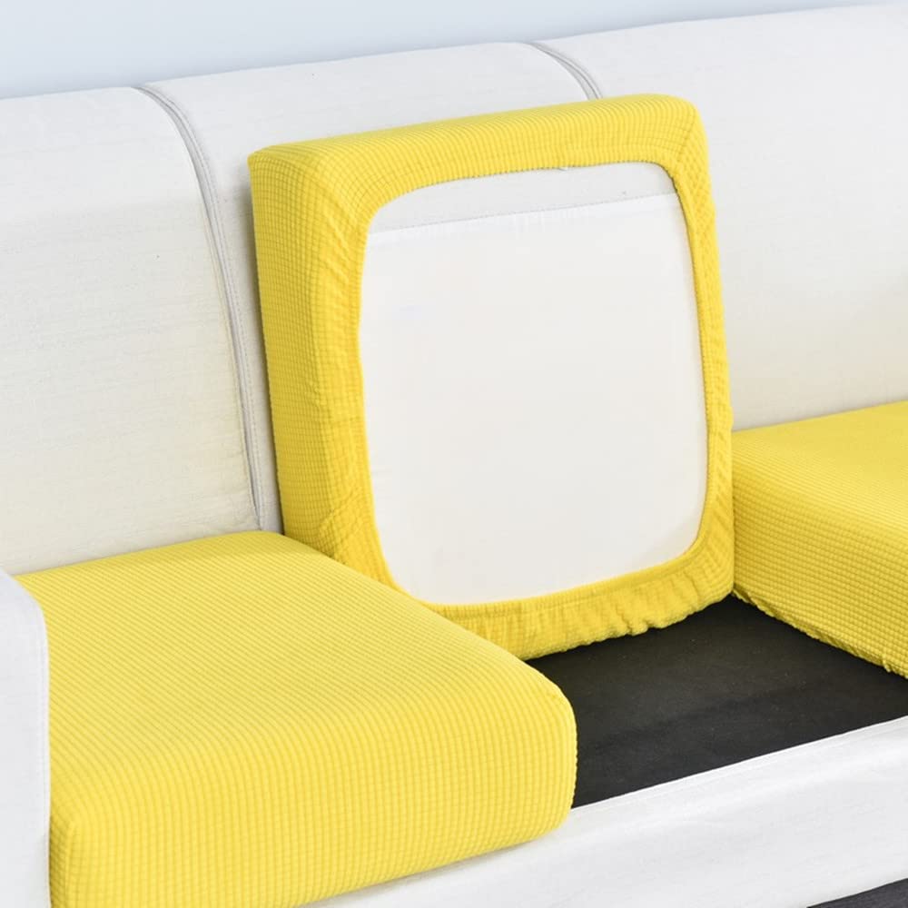 AYouge Sofa Seat Cushion Cover-Elastic Seat Cushion Cover - Elastic House Cover Non-slip Fabric Checkered Sofa Cover