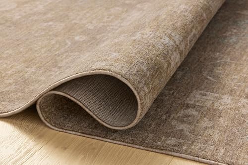 Image of Loloi Chris Loves Julia Louisa Taupe /Gold 9'-6 inch x 13'-1 inch Area Rug